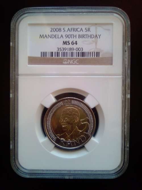 NGC- 2008-NELSON MANDELA MS- 64 R5