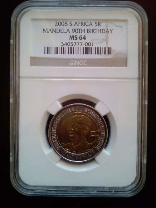NGC 2008 MANDELA 90TH BIRTHDAY MS 64- R5