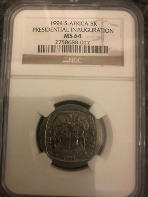 NGC 1994 PRESIDENTIAL INAUGURATION R5 COIN