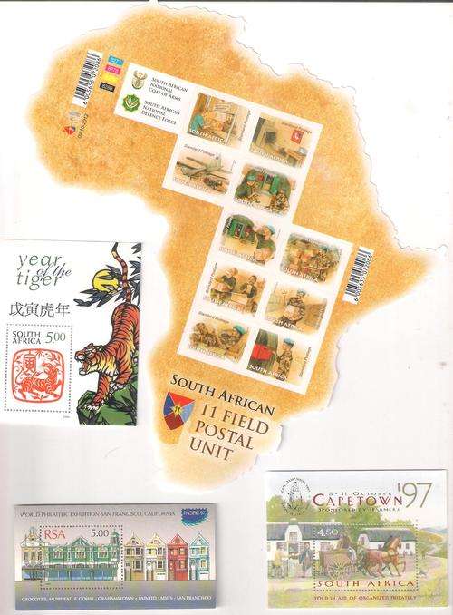 RSA SELECTION OF MODERN MINI SHTS/BOOKLETS/ CNTL BLKS ETC. UN/MINT. GREAT LOT