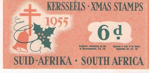 SOUTH AFRICAN CHRISTMAS BOOKLET 1955 6d COMPLETE