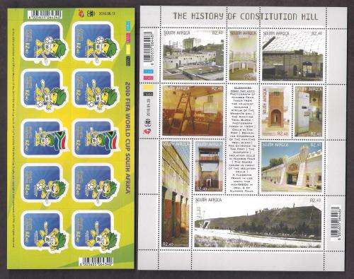 RSA SELECTION OF MINI SHEETS. ALL UNMOUNTED MINT. GOOD CV HERE. 9 SCANS.
