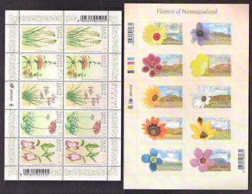 RSA SELECTION OF MINI SHEETS. ALL UNMOUNTED MINT. GOOD CV HERE. 9 SCANS.