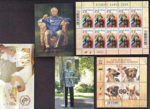 RSA SELECTION OF MINI SHEETS. ALL UNMOUNTED MINT. GOOD CV HERE. 9 SCANS.