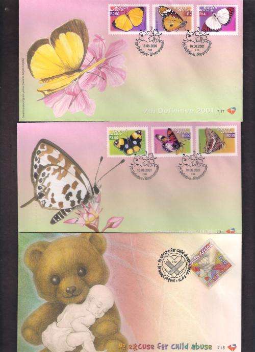 SOUTH AFRICA. SELECTION OF 33 MODERN  FDC'S. HIGH FACE &  CATALOGUE VALUE. AS NEW.GOOD VALUE.
