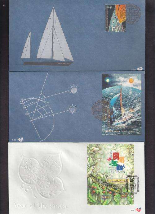 SOUTH AFRICA. SELECTION OF 33 MODERN  FDC'S. HIGH FACE &  CATALOGUE VALUE. AS NEW.GOOD VALUE.