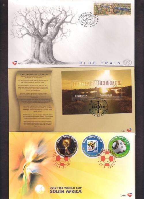 SOUTH AFRICA. SELECTION OF 33 MODERN  FDC'S. HIGH FACE &  CATALOGUE VALUE. AS NEW.GOOD VALUE.