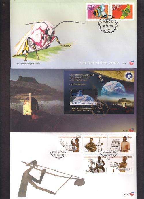 SOUTH AFRICA. SELECTION OF 33 MODERN  FDC'S. HIGH FACE &  CATALOGUE VALUE. AS NEW.GOOD VALUE.