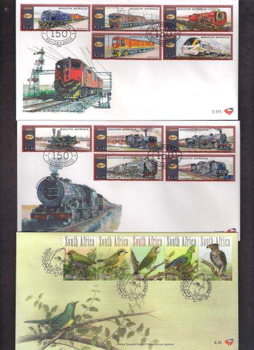 SOUTH AFRICA. SELECTION OF 33 MODERN  FDC'S. HIGH FACE &  CATALOGUE VALUE. AS NEW.GOOD VALUE.