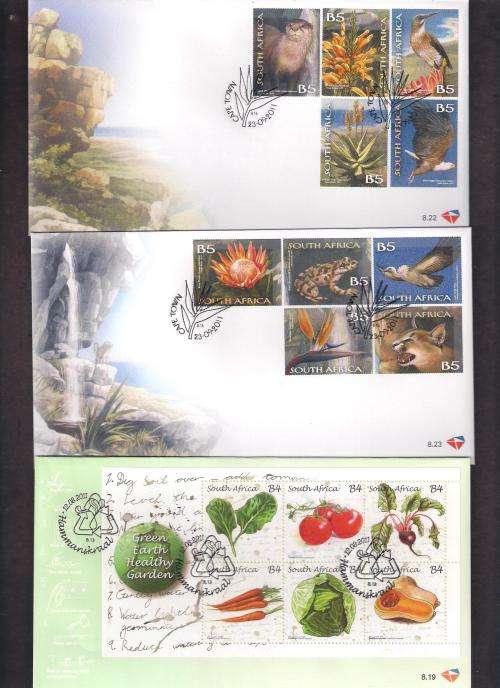 SOUTH AFRICA. SELECTION OF 33 MODERN  FDC'S. HIGH FACE &  CATALOGUE VALUE. AS NEW.GOOD VALUE.
