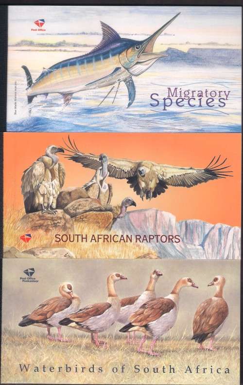 SOUTH AFRICA. SELECTION OF FIVE COMPLETE BOOKLETS AS LISTED BELOW. GOOD CV .
