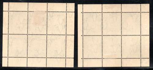 UNION SELECTION OF (X3) SPRINGBOK MINT BOOKLET PANES. AS PER SCANS. GOOD VALUE.