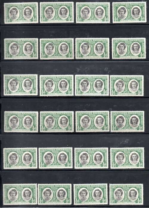 SOUTHERN/NORTHERN RHODESIA BULK DUPLICATED UMM CLEARANCE LOT. HIGH CAT VALUE. GREAT RESALE VALUE.