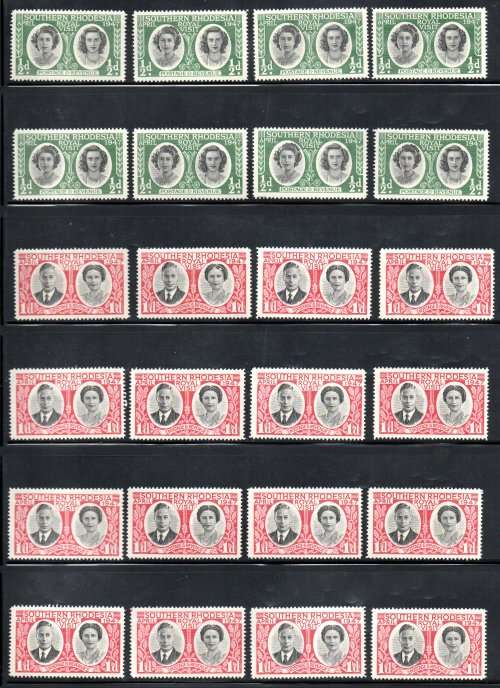 SOUTHERN/NORTHERN RHODESIA BULK DUPLICATED UMM CLEARANCE LOT. HIGH CAT VALUE. GREAT RESALE VALUE.