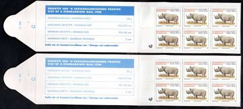 RSA SELECTION OF (X4) EASIPOST RHINO BOOKLETS. MINT/COMPLETE. AS PER SCANS. GOOD VALUE ITEMS.