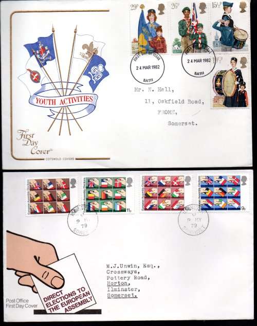 GB SELECTION OF (X23) USED FDCs. CONDITION FAIR TO GOOD. AS PER SCANS. NICE LOT.