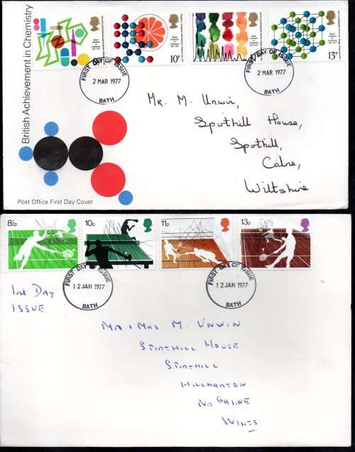 GB SELECTION OF (X23) USED FDCs. CONDITION FAIR TO GOOD. AS PER SCANS. NICE LOT.