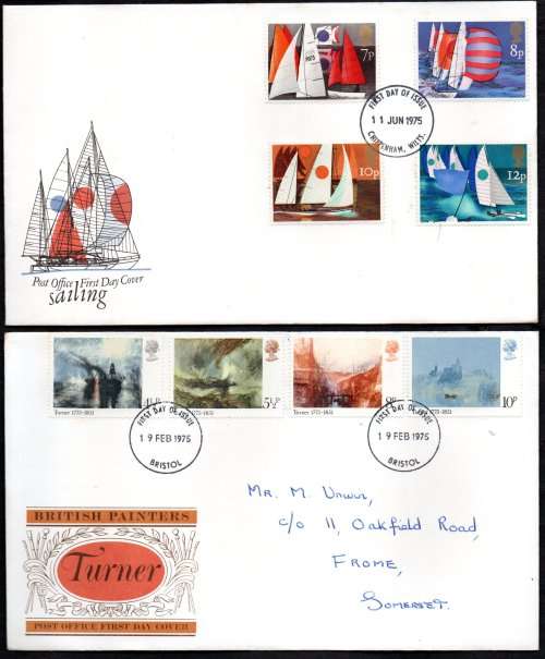 GB SELECTION OF (X23) USED FDCs. CONDITION FAIR TO GOOD. AS PER SCANS. NICE LOT.