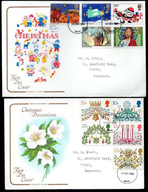 GB SELECTION OF (X23) USED FDCs. CONDITION FAIR TO GOOD. AS PER SCANS. NICE LOT.