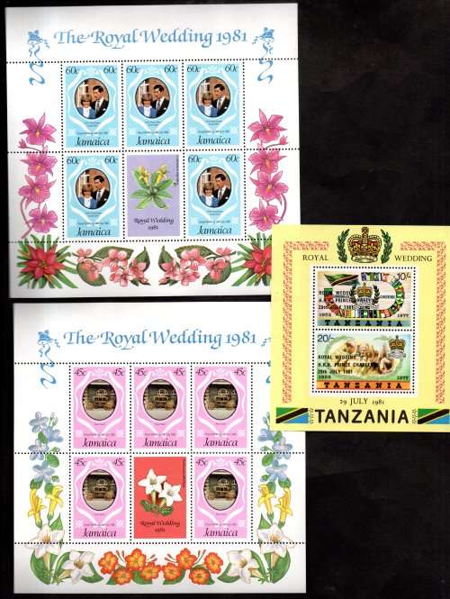 COMMONWEALTH ROYALTY BULK LOT (SHEETS etc) + STANLEY GIBBONS ROYAL WEDDING EMPTY ALBUM. X100 PAGES
