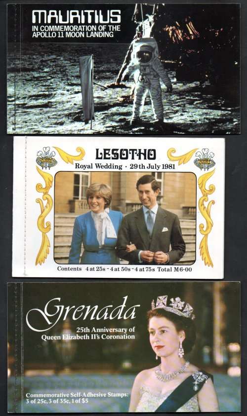 WORLD SELECTION OF MINT AND COMPLETE BOOKLETS. ROYAL WEDDING, CORONATION ETC. AS PER SCANS. NICE LOT