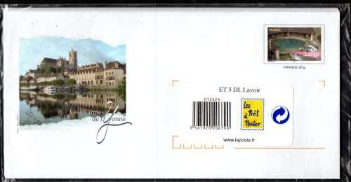 FRANCE SET OF (X5) ILLUSTRATED READY-TO-POST ENVELOPES STILL IN PLASTIC. POST OFFICE FRESH. NICE LOT