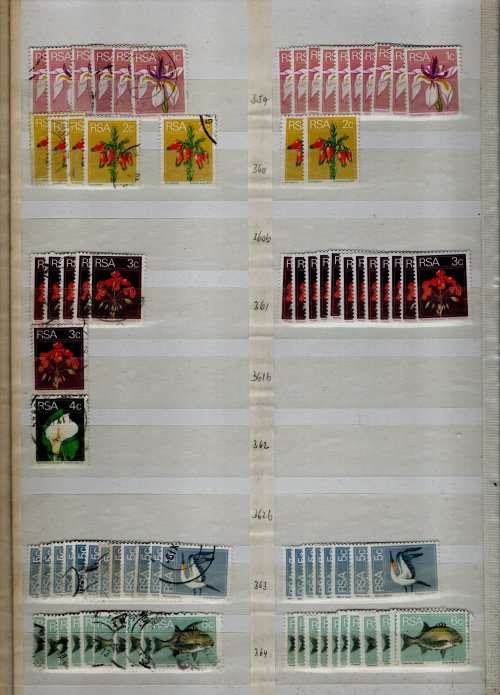 KABE ALBUM 2ND HAND (X24 PAGES/48 SIDES) WITH RSA DEFINITIVES. NB: PLEASE READ BELOW!!!