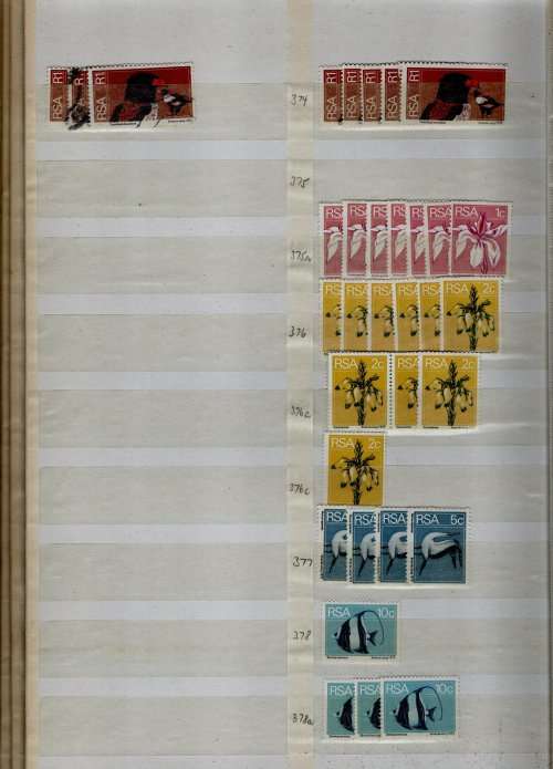 KABE ALBUM 2ND HAND (X24 PAGES/48 SIDES) WITH RSA DEFINITIVES. NB: PLEASE READ BELOW!!!