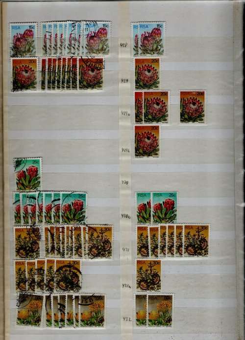 KABE ALBUM 2ND HAND (X24 PAGES/48 SIDES) WITH RSA DEFINITIVES. NB: PLEASE READ BELOW!!!