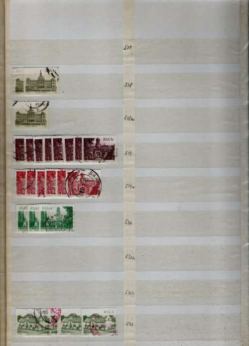 KABE ALBUM 2ND HAND (X24 PAGES/48 SIDES) WITH RSA DEFINITIVES. NB: PLEASE READ BELOW!!!