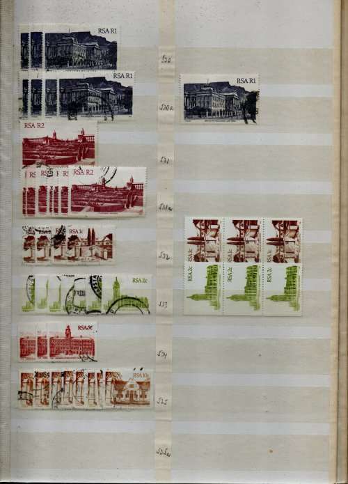 KABE ALBUM 2ND HAND (X24 PAGES/48 SIDES) WITH RSA DEFINITIVES. NB: PLEASE READ BELOW!!!