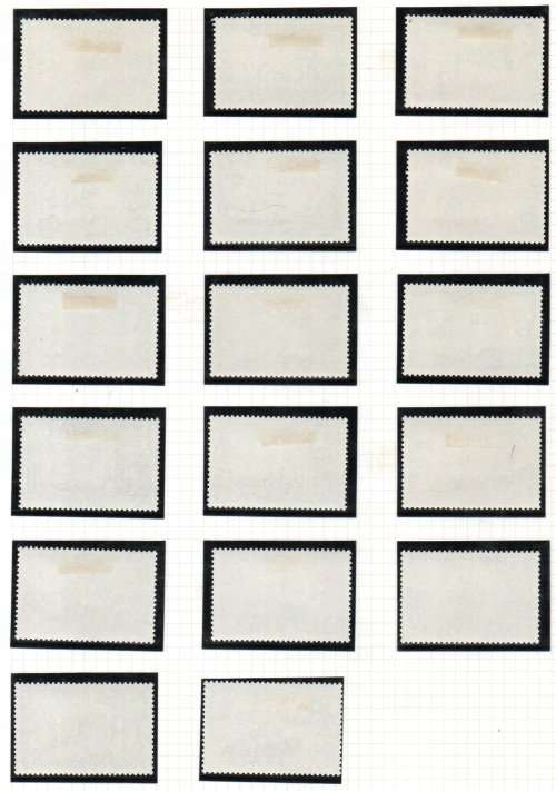 ANTIGUA 1970 NELSON (SHIPS) SET OF (X17) M/MINT SINGLES. AS PER SCANS. SG323/285. CV GBP 35+. NICE.