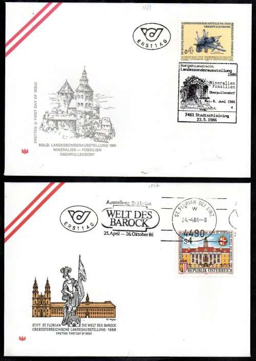 AUSTRIA 1980`s SELECTION OF (X20) FIRST DAY COVERS. AS PER (X10) SCANS. GREAT LOT.