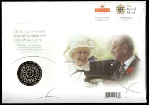 GB 2007 ROYAL DIAMOND WEDDING PHILATELIC NUMISMATIC/COIN COVER. AS PER SCANS. GREAT ITEM.
