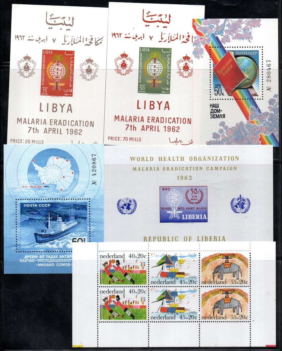 WORLD CLEARANCE LOT OF (X30+) UMM MINI SHEETS ETC. AS PER (X8) SCANS! GOOD VALUE. NICE THEMATIC MIX