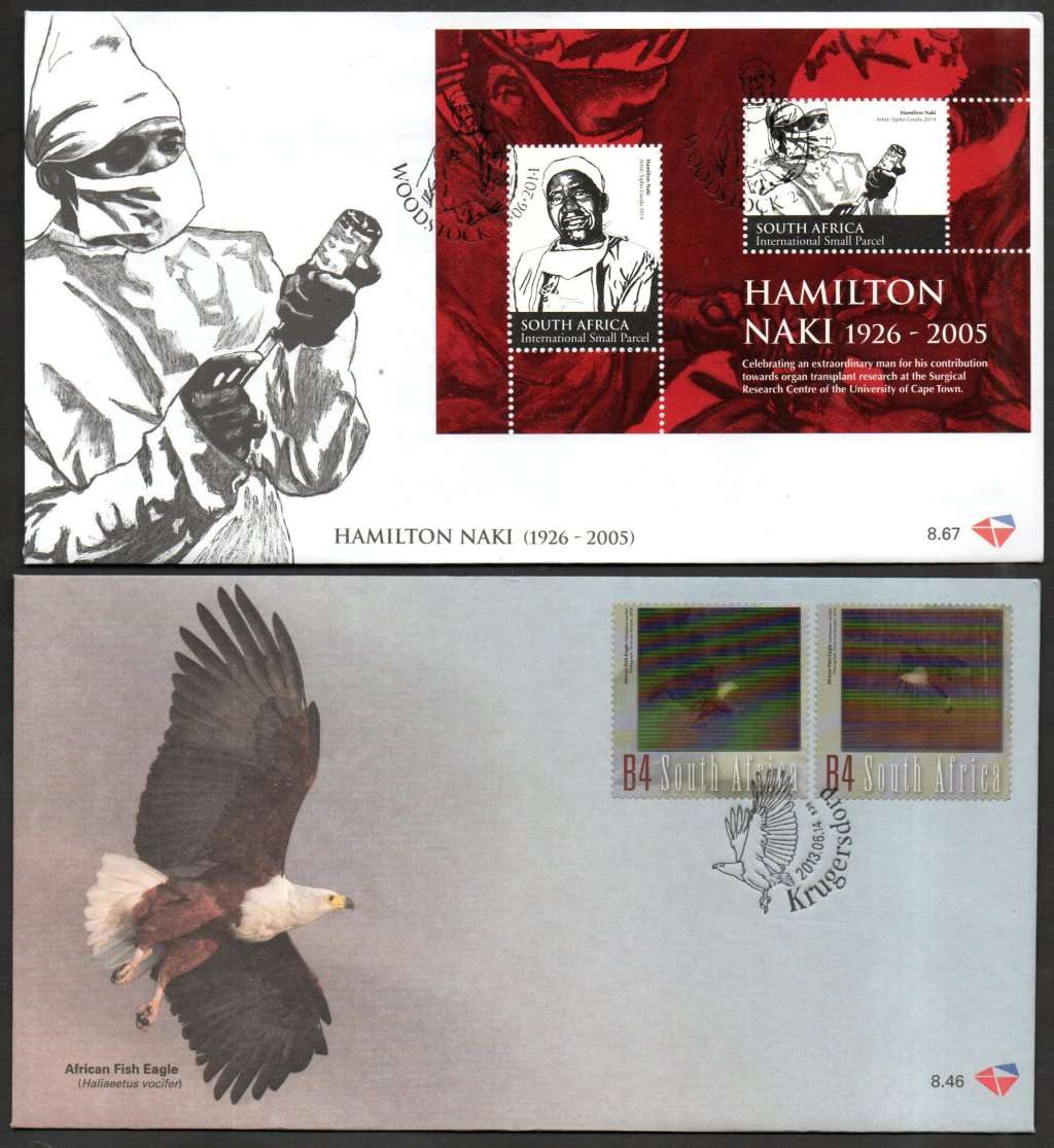 RSA SELECTION OF (X4) 8 SERIES FDCs. AS PER SCANS. NICE LOT. GOOD VALUE.
