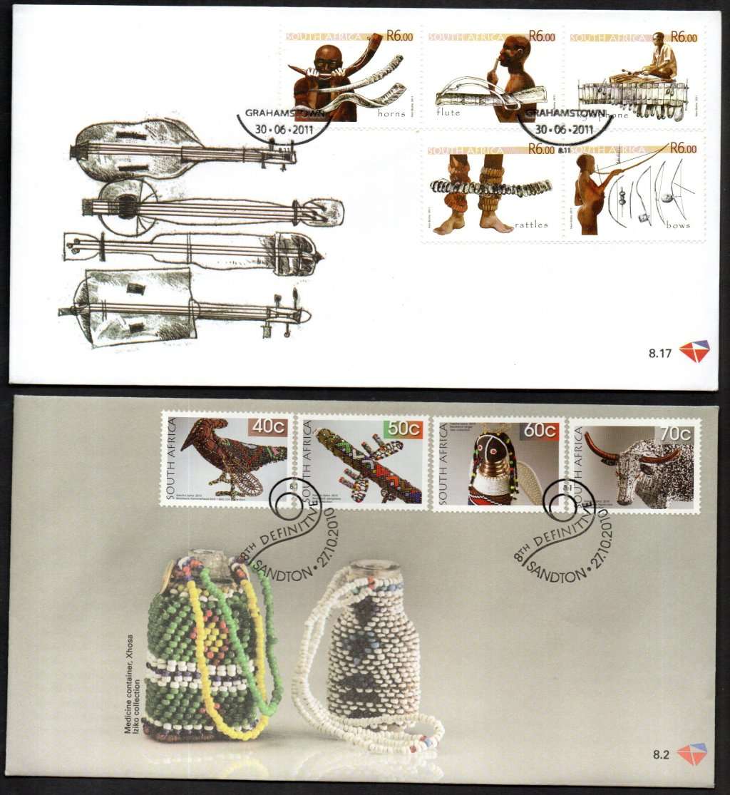 RSA SELECTION OF (X4) 8 SERIES FDCs. AS PER SCANS. NICE LOT. GOOD VALUE.