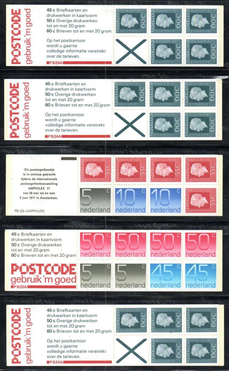 NETHERLANDS (ODD ANTILLES) SELECTION OF (X29) MINT AND COMPLETE BOOKLETS. AS PER SCANS. GREAT LOT.