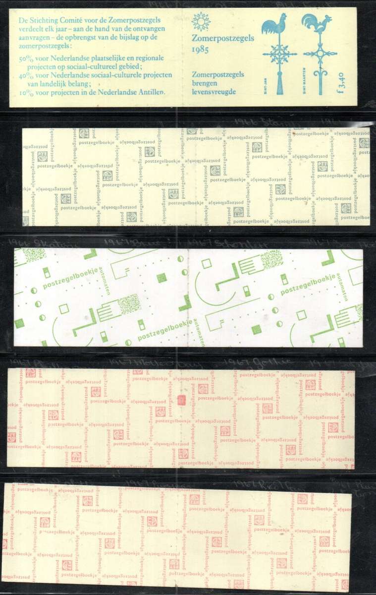 NETHERLANDS (ODD ANTILLES) SELECTION OF (X29) MINT AND COMPLETE BOOKLETS. AS PER SCANS. GREAT LOT.