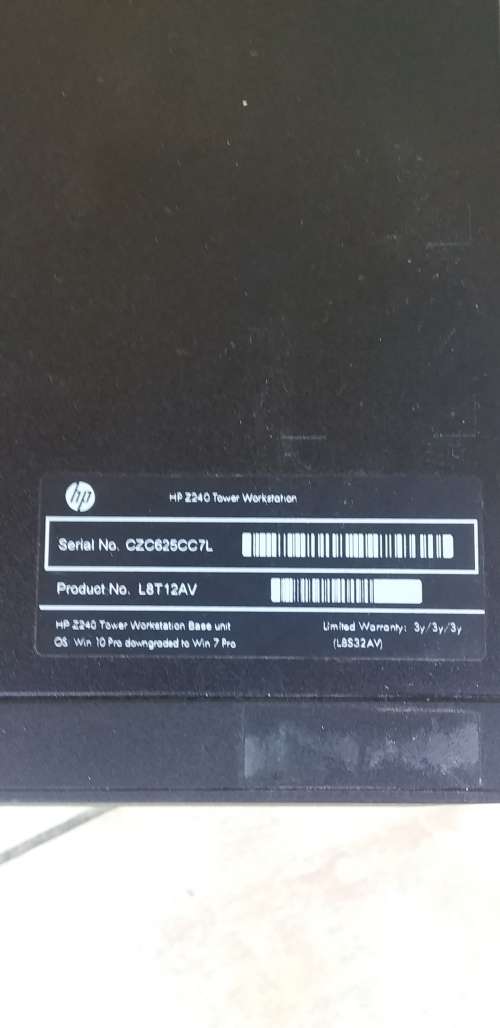 HP Z240 Xeon Core Workstation Tower