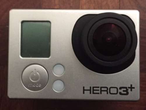 GoPro Hero 3+ black edition + LCD Touch Bacpac + special enclosure + stick