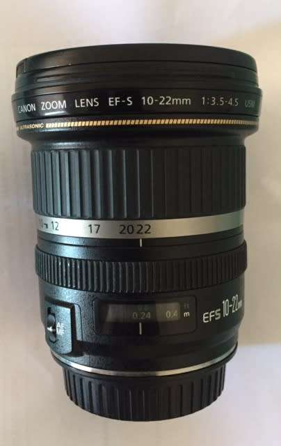 Ultrasonic Canon Zoom Lens - 10-22mm 1:3.5-4.5 USM
