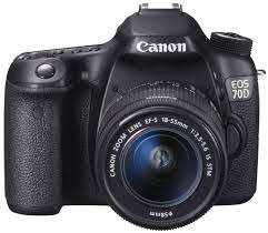 Canon EOS 70D + 18-55mm Lens