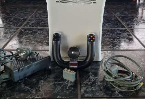 xbox360 with SpeedWheel & 7 Epic Games