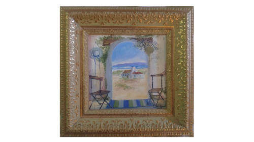 Yvonne Swanepoel Piece 3 of a set of 3 - House by the Ocean