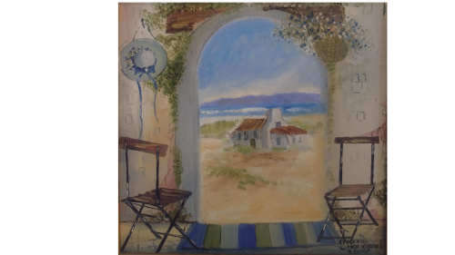 Yvonne Swanepoel Piece 3 of a set of 3 - House by the Ocean