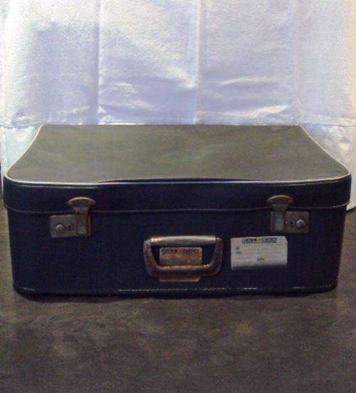 Old Blue Sapro Suitcase