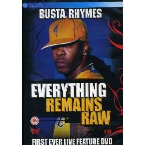 BUSTA RHYMES - EVERYTHING REMAINS RAW (BRAND NEW DVD) US IMPORT (2008) LIVE SHOW AND DOCUMENTARY