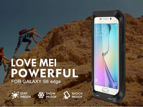 LOVE MEI Metal Case For Samsung Galaxy S6 Edge