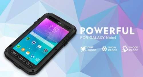 LOVE MEI Metal Case For Samsung Note 4